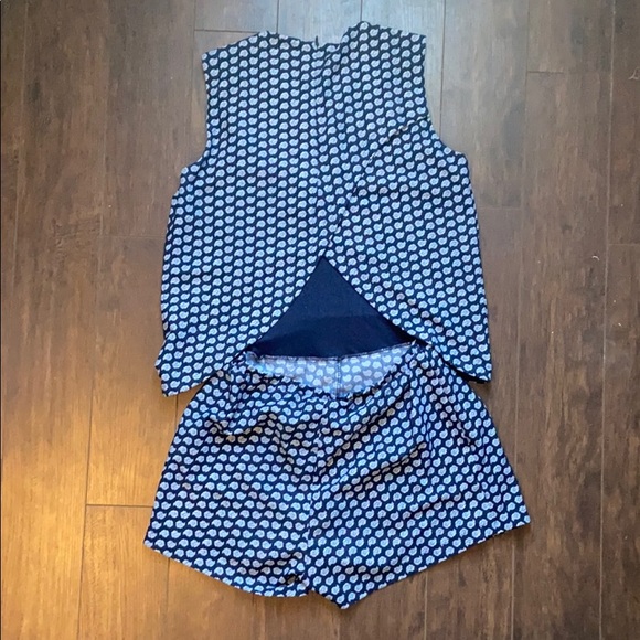 Zara Romper with blue & white pattern - Picture 2 of 2
